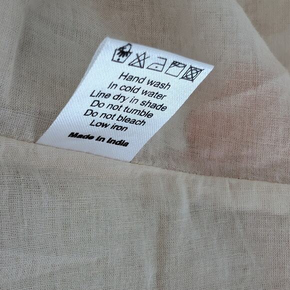 MILLE Nan Long Sleeve Cotton Wrap Mini V-neck Dress in Retro Floral, size XL - Picture 8 of 8